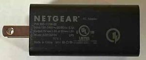 Adaptador A/C Netgear / Cargador de Pared Puerto USB Único (2.0A) Modelo AD2122F20 Negro - Imagen 1 de 1