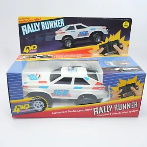 NEU Vintage Rally Runner 4wd RC Auto Radio Controlled Shack weiß 90er Oldschool - Bild 1 von 5