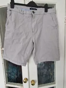 Mens Tokyo Laundry - Beige Cotton Shorts sz L Hardly worn - Picture 1 of 4