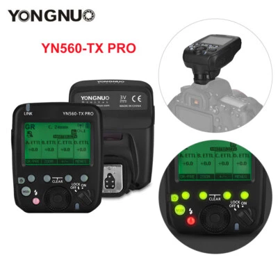YONGNUO YN560-TX PRO 2.4G On-camera Flash Trigger Wireless Transmitter for Canon - Image 1 of 4