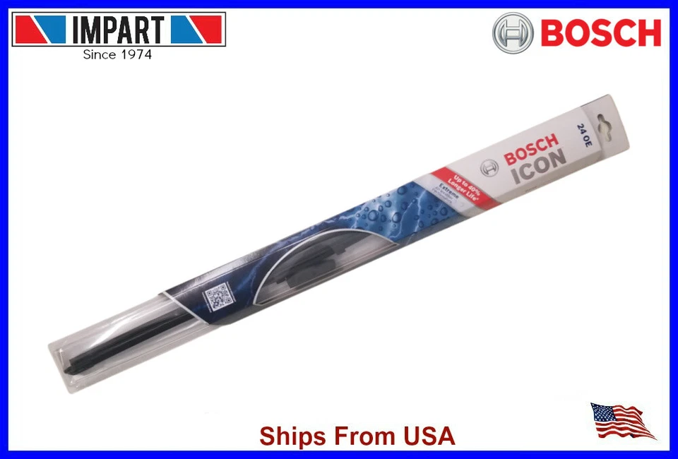 Escobilla limpiaparabrisas Bosch Automotive ICON 24OE, hasta un 40 % más de vida útil - 24" (paquete de 1) Foto 1 de 1