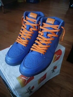 Talla 11.5 - Air Jordan 1 Retro OG G8RD High Rush Violeta Gatorade con Toalla, Cordones Foto 1 de 4