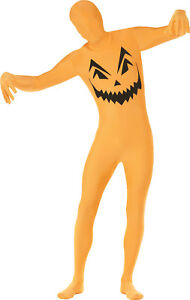Pumpkin Second Skin Adult Costume Size XLarge