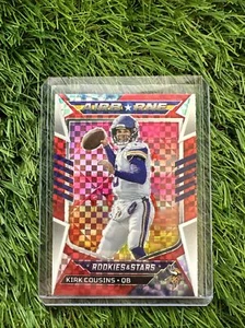 2022 Rookies and Stars Airborne Red Plaid #14 Kirk Cousins - Picture 1 of 2
