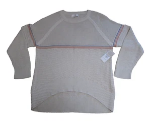 SPIRITUAL GANGSTER Women's Ballet Neck Raglan Sweater Cream NWT Med - Picture 1 of 12