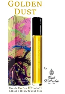 GOLDEN DUST 12 ML ACEITE DE PERFUME PREMIUM EXÓTICO/ÁRABE/ATTAR/ITTAR AL POR MENOR EN CAJA - Imagen 1 de 4