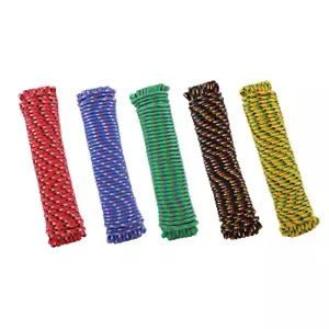 3/8''x 100FT Assorted Colors Diamond Braid Polypropylene Rope Durable 1color NEW - Picture 1 of 7