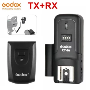 Godox CT-16 Wireless Flash Trigger Transmitter Receiver Kit for Canon Nikon Sony - Picture 1 of 11