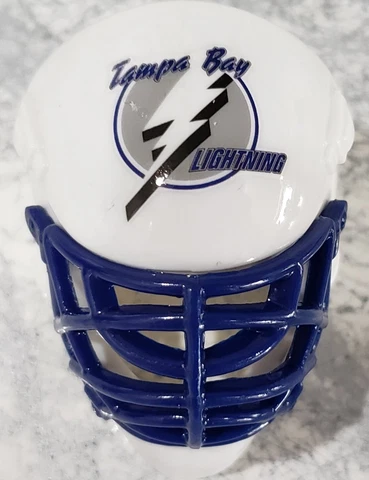 Custom Tampa Bay Lightning pocket pro helmet hockey goalie mask throwback Cover