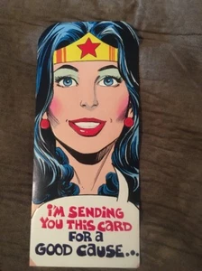 Vintage Greeting Card DC Superman & Friends, Wonder Woman. NOS. New. Mark I #27 - Picture 1 of 11