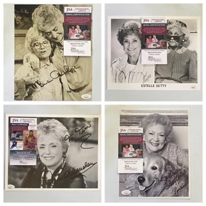 Golden Girls Cast - Bea Estelle Rue Betty - Signed Autograph 8x10 Photos - JSA - Picture 1 of 10