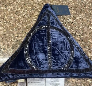 Pottery Barn Harry Potter The Deathly Hallows Pillow NEW With Tag - Picture 1 of 13