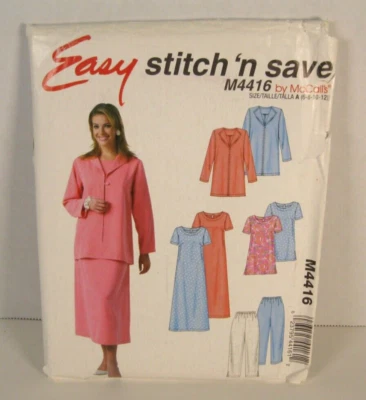 McCall's Easy Stitch 'n Save 4416 Jacket, Tunic, Dress Misses 6-12 Pattern Uncut - Image 1 of 2