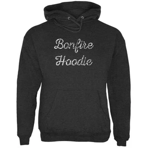 Bonfire Hoodie Charcoal Heather Adult Hoodie - Picture 1 of 1