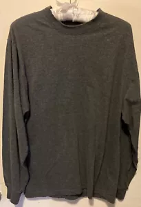Camiseta Galaxy By Harvic para hombre mezcla egipcia algodón manga larga cuello redondo M carbón - Imagen 1 de 1
