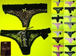 2-Pair Pack NWT RENE ROFE Thong panties,Medium, color/style options - Picture 1 of 16
