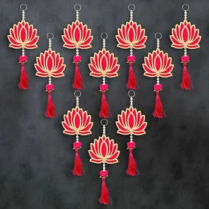 Colgante de pared decorativo para decoración del hogar (pack de 10) - Colgantes de loto para pared - Imagen 1 de 5