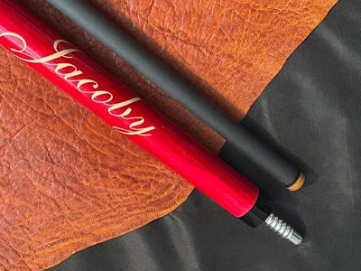 Jacoby pool cue with TNT Carbon Fiber Low Deflection Shaft. - Image 1 of 4