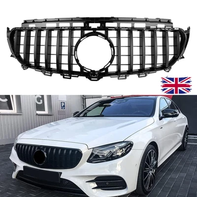 VENUSIAN-INN Mercedes Benz E Class W213 C238 2016-20 Gloss Black Panamericana GT Front Grill