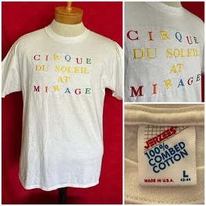 1980s VINTAGE NEW NOS Cirque Du Soleil At Mirage Las Vegas EMBROIDERED SEWN - Picture 1 of 9