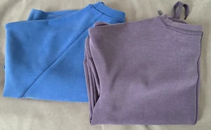 FLX Urban/Commuter Soft Touch Active Wear (2) Women's Tops Blue & Purple XS - Picture 1 of 9