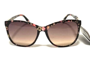 NUEVAS Gafas de sol de Foster Grant Revlon Lindas Marrón Tostado Negro Floral Moda - Imagen 1 de 6