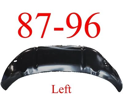 87 96 Ford Panel de reparación de arco de rueda interior izquierdo, camioneta y Bronco, F150, F250, F350 Foto 1 de 4