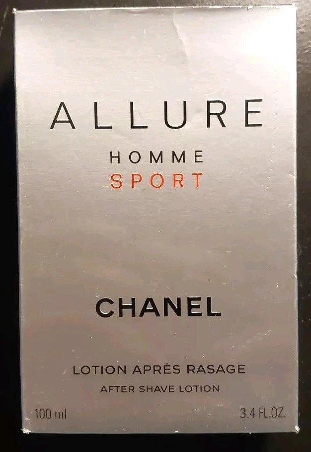 Chanel ALLURE HOMME SPORT Loción para después del afeitado para hombre 3,4 oz/100 ml Splash nueva en caja Foto 1 de 2