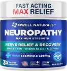 Neuropathy Nerve Relief Cream - Maximum Strength Relief Cream for Foot, Hands, L