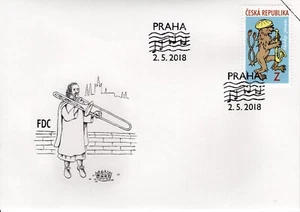 CZECH REPUBLIC 2018 Czech Jazz FDC6288 - Picture 1 of 1