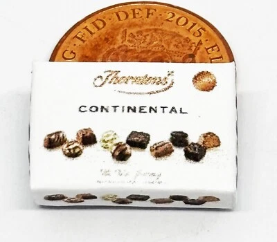 Dolls House Box Of Chocolates Packet 1:12 Scale Miniature Food Shop CB9 tumdee - Image 1 of 4