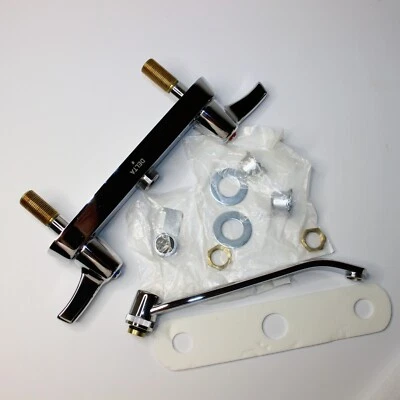 Delta 26C3133 Commercial 8 "Two Handle 1.5GPM Brass Kitchen Faucet Chrome - Image 1 of 4