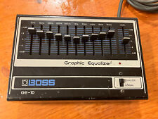 Vintage, pedal efecto para guitarra, bajo, BOSS GE-10 EQ ecualizador gráfico.