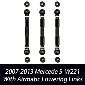 FOR MERCEDES BENZ S CLASS W221 ADJUSTABLE LOWERING LINKS *AIR SUSPENSION KIT - Picture 1 of 8