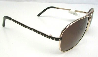 Nine West Woman's Gold Sunglasses See Description S04022RNP710 MID 100% UV  - Image 1 of 4