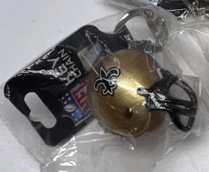 New Orleans Saints Llavero Llavero Casco Estilo NFL Mercancía Oficial - Imagen 1 de 1