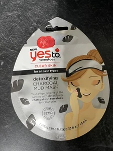 Yes To Tomatoes Detoxifying Black Charcoal Mud Mask - Picture 1 of 2