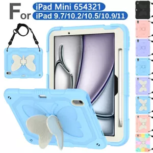 For iPad Pro Air 6th 11" 9.7" Air 2 3 4 10.2" 8th 9th 10th Kids Stand Case Cover - Picture 1 of 76
