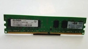 Elpida 2GB PC2-6400 DDR2-800MHz non-ECC Unbuffered CL6 240Pin DIMM Memory Module - Picture 1 of 1