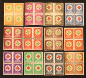 D. Reich, 3. Reich im WW2 , Behörden Dienstmarken Nr. 132-143 ** im VBL LUXUS ! - Bild 1 von 2