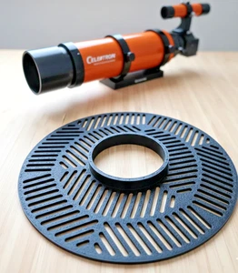 3D Tri-Bahtinov Focus Maske für Celestron NexStar 8SE / 8 SCT / Edge HD8 - Bild 1 von 2