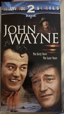 Hollywood Series 2 Pack: John Wayne - VHS - The Early Years + The Later Years - Foto 1 de 3