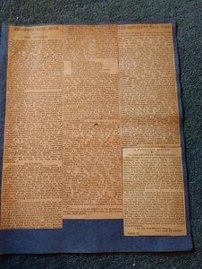 N11a Ephemera 1900S Article Hengrave Hall Sale / Harry Rowcroft Aldershot  - Picture 1 of 1