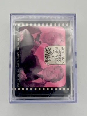 Juego de 66 tarjetas adhesivas Hollywood Slap Fleer 1975 con estuche de plástico Foto 1 de 4