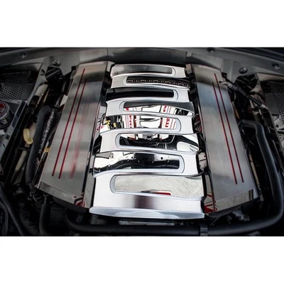 Cubierta plenum de acero inoxidable pulido/cepillado para Chevy Camaro SS 2016-2019 Foto 1 de 4