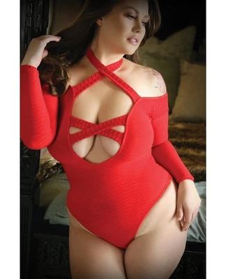 Body Fantasy Vixen Plus Havana Nights Manga Larga Rojo Foto 1 de 3