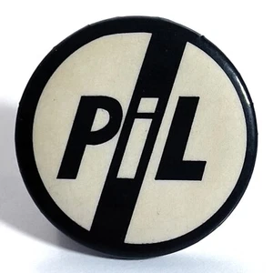 RARE Vintage 1979 PIL Public Image Ltd button promo pin badge John Lydon 1.25" - Bild 1 von 2