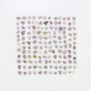 Lote de diamantes de corte de cuentas áspera sueltas naturales de 2,00 a 100,00 quilates color rosa diamante Q87 - Imagen 1 de 10