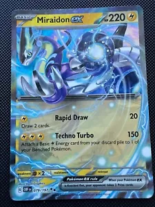 Holo Miraidon ex 079/197 Double Rare Obsidian Flames Pokemon TCG NM - Picture 1 of 2
