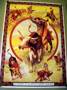 WOMEN OF THE WILD WEST SHOWS PORZELLAN PLAKETTE/ANDE ROONEY - Bild 1 von 7
